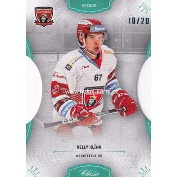 Karetní hra paralel karta KELLY KLÍMA 20-21 OFS Classic Ser. 1 Blue Cut /20