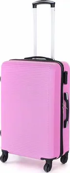 Cestovní kufr Pretty Up ABS03 M růžový