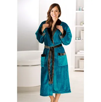 Dámský župan Gözze Župan unisex (petrolejová, M)