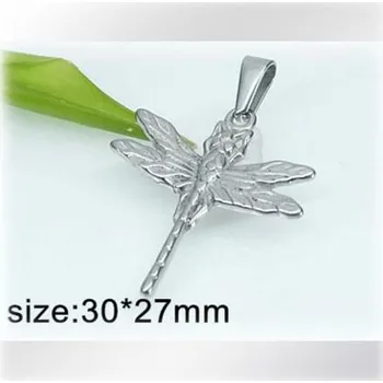 Přívěsek Vážka - ocelový přívěsek - 30x27mm