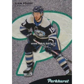 Sběratelská karetní hra insert RC karta LIAM FOUDY 20-21 Parkhurst Parkies číslo PK-15