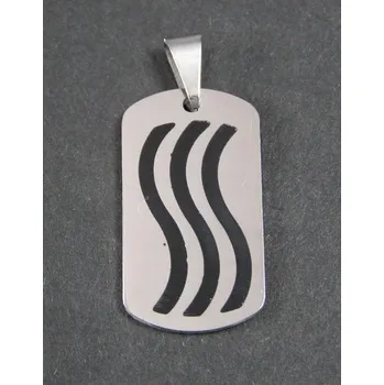 Přívěsek Vlnky - ocelový přívěsek