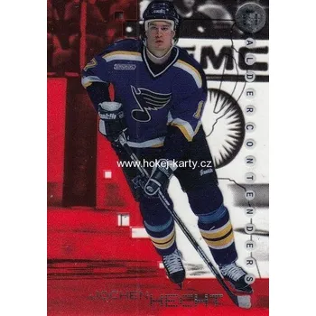 Sběratelská karetní hra insert RC karta JOCHEN HECHT 99-00 BAP Millennium Calder Contenders Ruby /1000