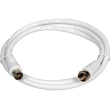 Anténní kabel Koaxiální kabel 1 m TV/SAT Lampa Italy 39103 prodlužovací koaxiální kabel
