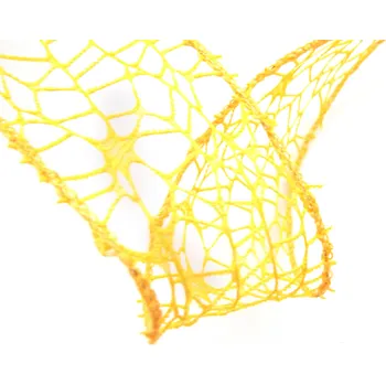 Stuha Stuha dekorační, spider, barva žlutá, 5cm, návin 9,1m/bal.