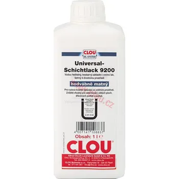 Lak na dřevo Clou UNIVERSAL- SCHNICHTLACK 9200 ( Hedvábně matný lak na dřevo) Balení: 5L + dárek k objednávce nad 1000Kč