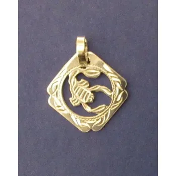 Přívěsek Znamení Štír (v kosočtverci) - stříbrný přívěsek