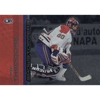 Karetní hra insert karta JOSE THEODORE 01-02 Heads Up Showstoppers číslo 11