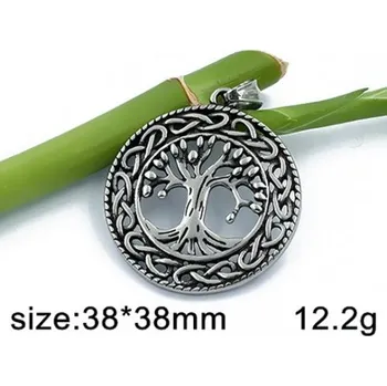 Přívěsek Strom života 38x38mm - ocelový přívěsek