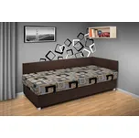 Nabytekmorava Válenda s úložným prostorem Emanuel barva čalounění: Hnědá 68/ Mega 023 béžová