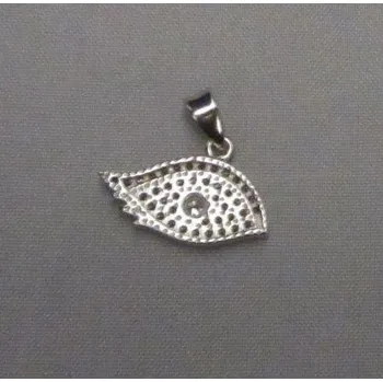 Přívěsek Horovo oko - stříbrný přívěsek zdobený umělými zirkony