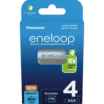 Článková baterie Panasonic Eneloop AAA 800mAh 4ks BK-4MCDE/4BE