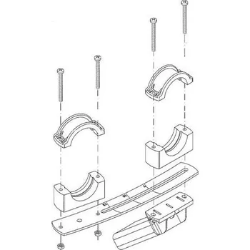Anténní držák Mascom Držák pro 2 LNB, nastavitelný12° -57615056