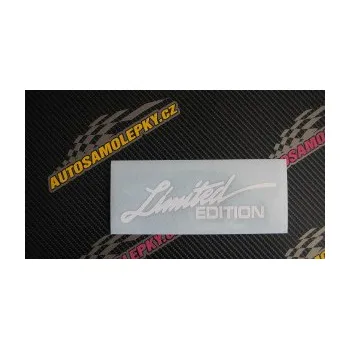 Polep vozidla SAMOLEPKA Limited edition 011 nápis (10 - červená) NA AUTO, NÁLEPKA, FÓLIE, POLEP, TUNING, VLASTNÍ TEXT, TISK, AUTOSAMOLEPKY.cz, POLEPY, OBRÁZEK, LOGO, SAMOLEPKY