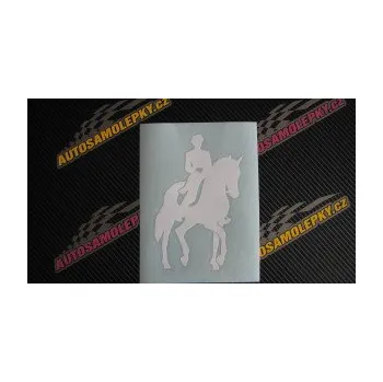 Samolepící dekorace SAMOLEPKA Kůň drezura pravá (17 - šedá) NA AUTO, NÁLEPKA, FÓLIE, POLEP, TUNING, VLASTNÍ TEXT, TISK, AUTOSAMOLEPKY.cz, POLEPY, OBRÁZEK, LOGO, SAMOLEPKY