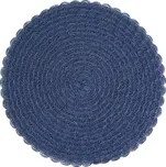 Prostírání kulaté ALEX modrá Ø 38 cm Mybesthome
