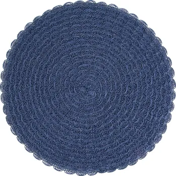 prostírání Prostírání kulaté ALEX modrá Ø 38 cm Mybesthome