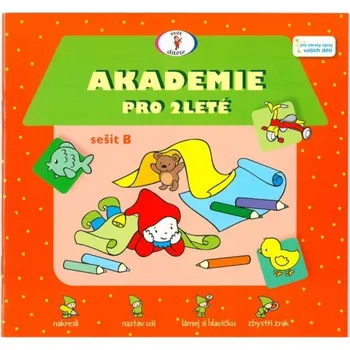 omalovánky Akademie pro 2 leté, sešit B, 20x19cm/ 24 stran- 1 ks