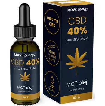 CBD MOVit Energy CBD Full Spectrum MCT olej 40 % 4000 mg 10 ml