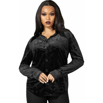 Pánská košile košile unisex KILLSTAR - Draegen - Black - XS