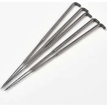 Jehly na plstění, kovové, 8cm, 1ks