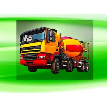 Nášivka DAF CF nažehlovačka 10x6 cm (DTF nažehlovačka nákladní auto)