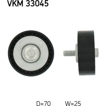 Vratná/vodicí kladka, klínový žebrový řemen SKF VKM 33045