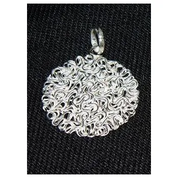 Přívěsek Spletenina - kruh - přívěsek ze stříbra