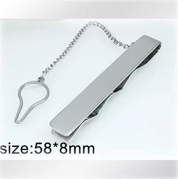 Spona na kravatu Úzka 8mm ocelová spona na kravatu