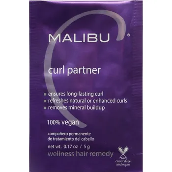 Vlasová regenerace Malibu C Welness Remedy Curl Partner - vlasová kúra pro vlnité a kudrnaté vlasy :-: 12x5 g