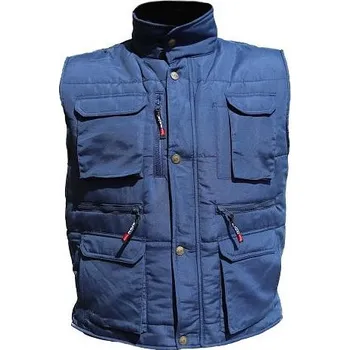 Pánská bunda Zateplená vesta KORMORAN vel.S-8XL, modrá PR39030