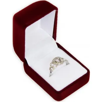 Dárková krabička Klasická bordó krabička na šperky