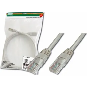 Digitus Patch Cable, UTP, CAT 5e, AWG 26/7, měď, šedý 20m