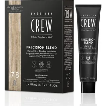 Vlasová kosmetika American Crew Precision Blend Light 7-8 3x40 ml