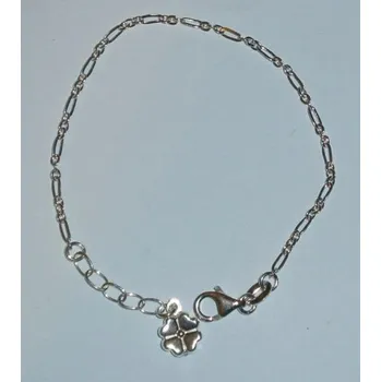 Řetízek Řetízek na ruku zdobený čtyřlístkem - 18cm