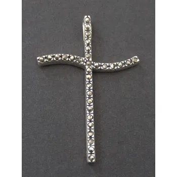 Přívěsek Kříž - varianta 7 - stříbrný přívěsek