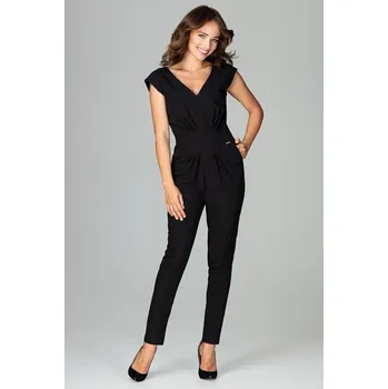 Dámský overall Lenitif K496 černý 36
