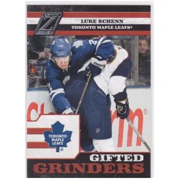 Sběratelská karetní hra insert karta LUKE SCHENN 10-11 Panini Zenith Gifted Grinders číslo 3