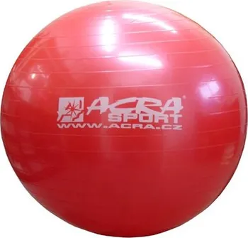Gymnastický míč Acra 75 cm červený