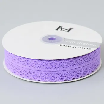 Stuha Krajka pevná, 3cm , cena za 1 metr, Sv. FIALOVÁ, (4300448)