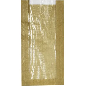 Sáček na potraviny sáček papírový s fólií, 150x60/100x290 mm - hnědý (1000 ks/balení)