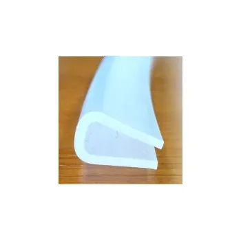 Stavební profil Silikonový profil U - š.6mm (transp. / 25m)