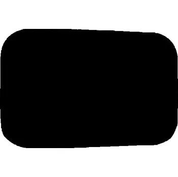 Jednorázové nádobí víčko na kbelík obdélníkový 2 450 ml - 3 500 ml, PP - černé (10 ks/balení)