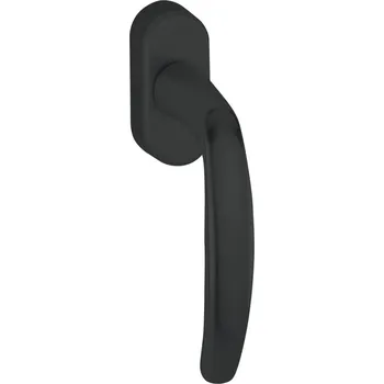 Okno HOPPE okenní klika ATLANTA - Secustik 90°, 7 x 32-42 mm, černá matná | Okna Okenní kování, okenní kliky okenní kliky matně černá