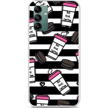 Pouzdro na mobilní telefon Kryt Samsung A04s Kafíčka (obal neboli pouzdro na Samsung A04s)