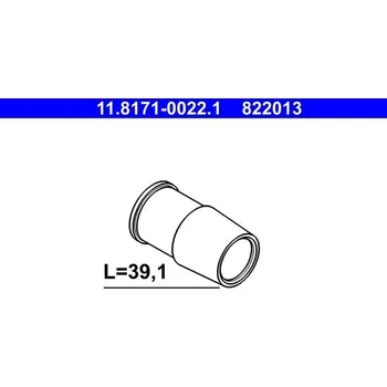 Brzdový třmen Vodicí pouzdro, brzdový třmen ATE 11.8171-0022.1