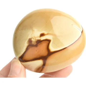 Přírodní kámen Hladký kámen jaspis pestrý z Madagaskaru 227g