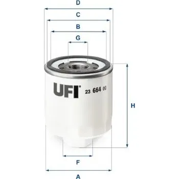 Olejový filtr Olejový filtr UFI 23.664.00