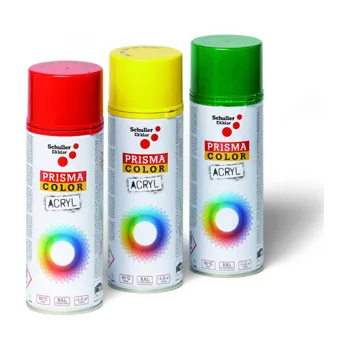 Barva ve spreji PRISMA COLOR RAL - lesklý akrylový sprej (400 ml / RAL2009 / dopravní oranžová / 1ks)