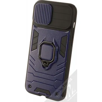 Pouzdro na mobilní telefon 1Mcz Lens Ring odolný ochranný kryt pro Apple iPhone 14 Plus tmavě modrá černá (navy blue black)